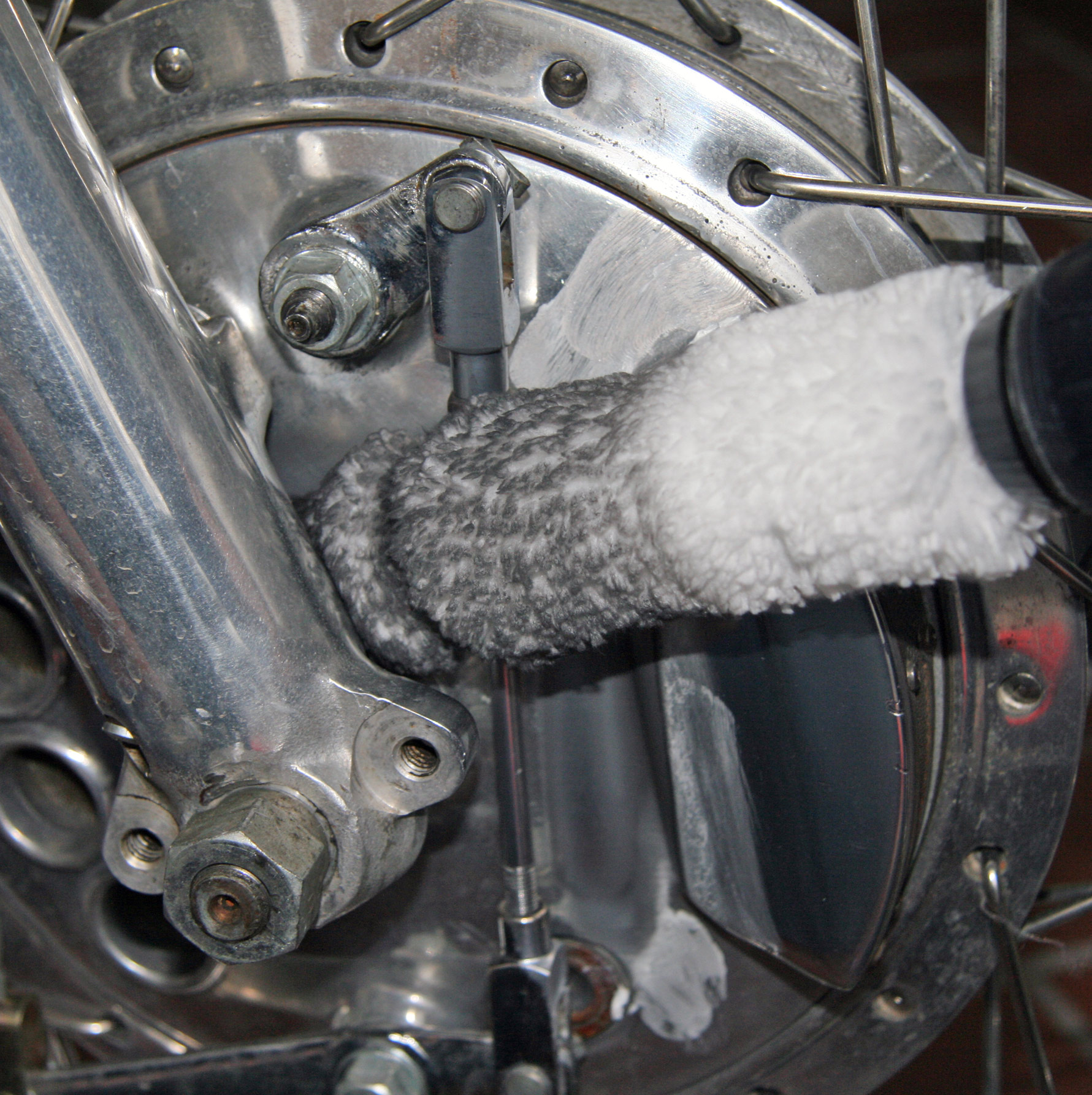 microfaser polierbuersten fix40 motorrad