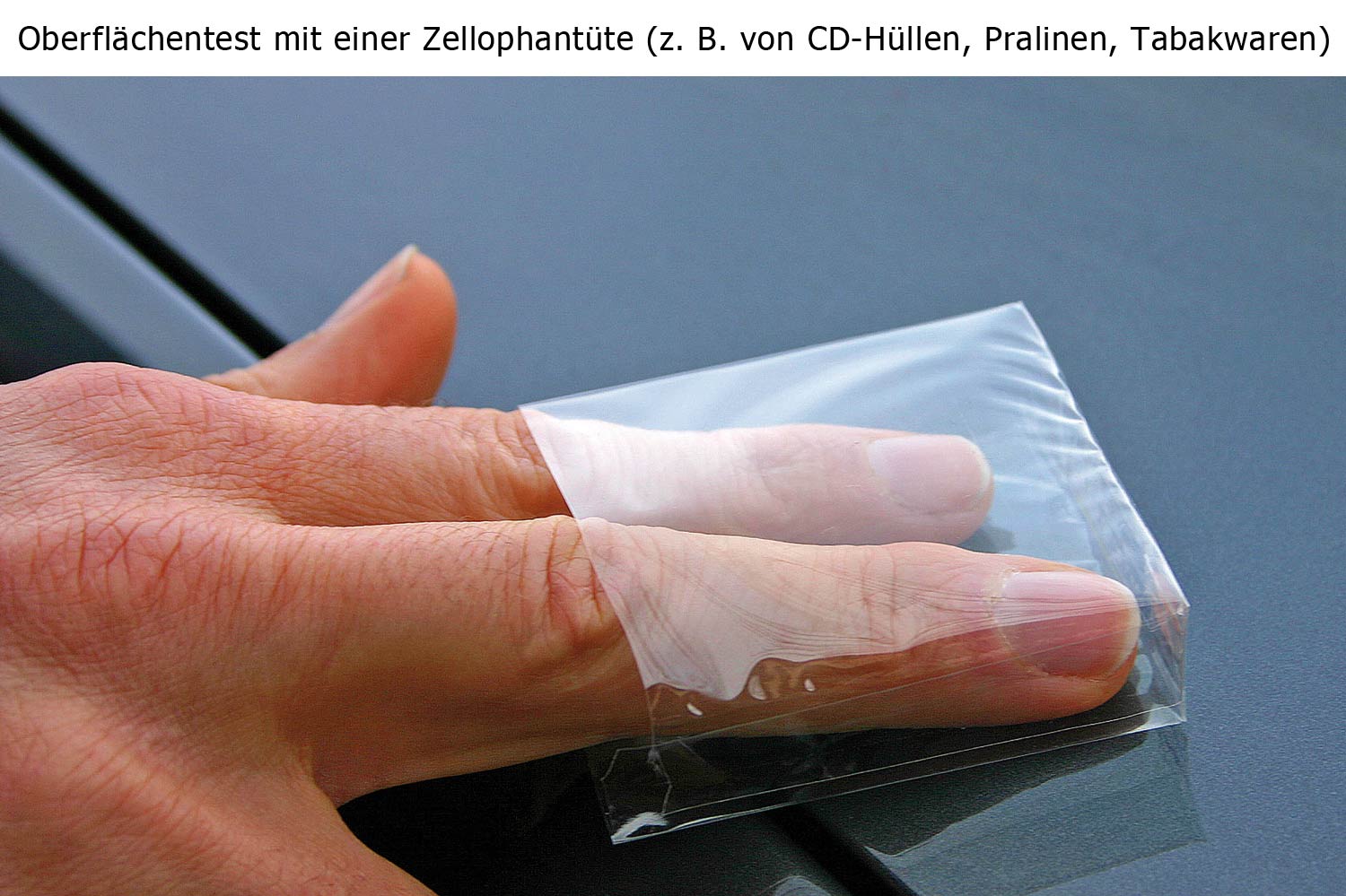 anwendung lack pruefen reinigungsknete test