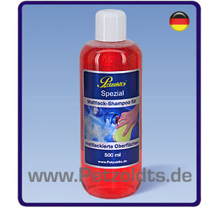 spezial mattlack-shampoo petzoldts matt pflege