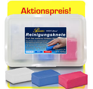 weiss blau rot reinigungsknete petzoldts profi set 2