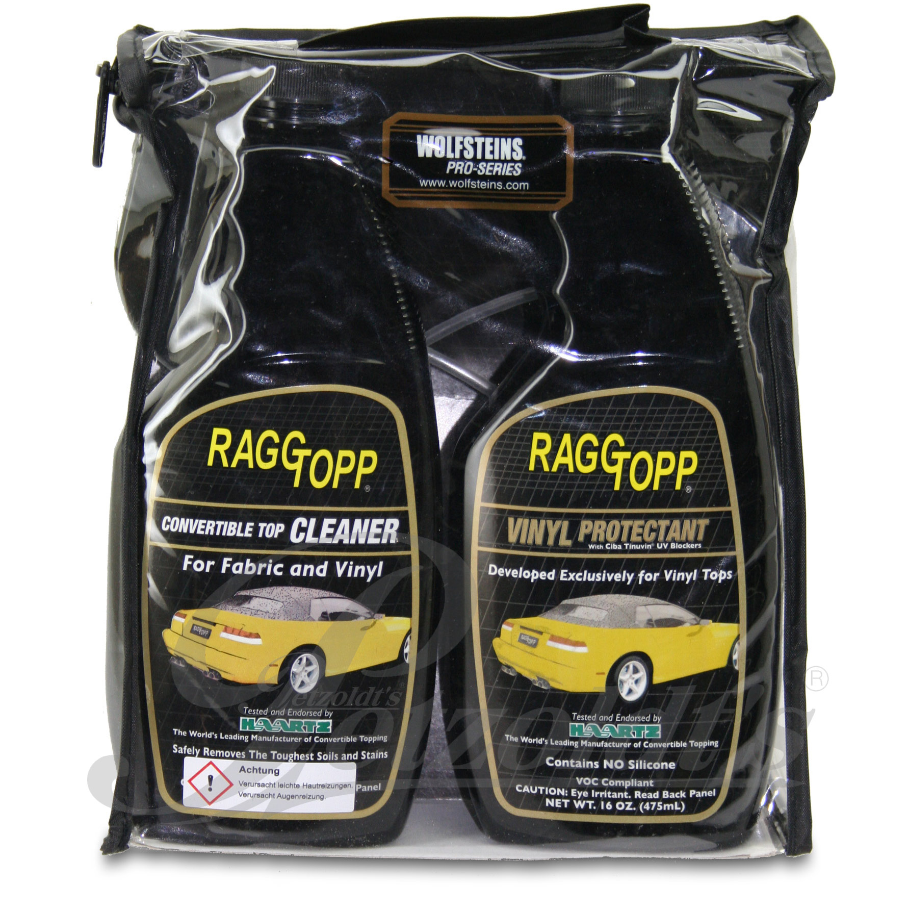 raggtopp vinyl verdeck reiniiger impraegnierung set 3