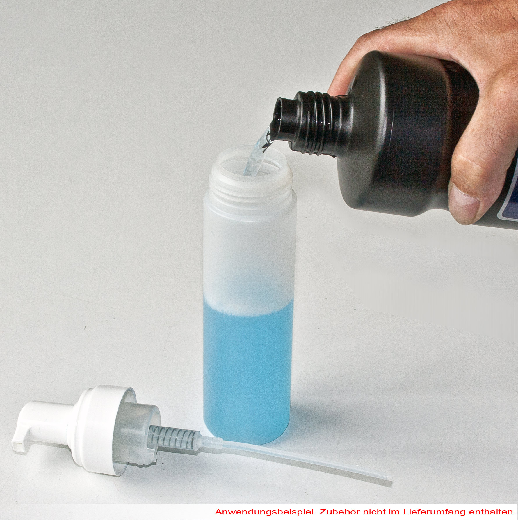 schaumpumpen-flasche schaumdosierer uni lederreiniger