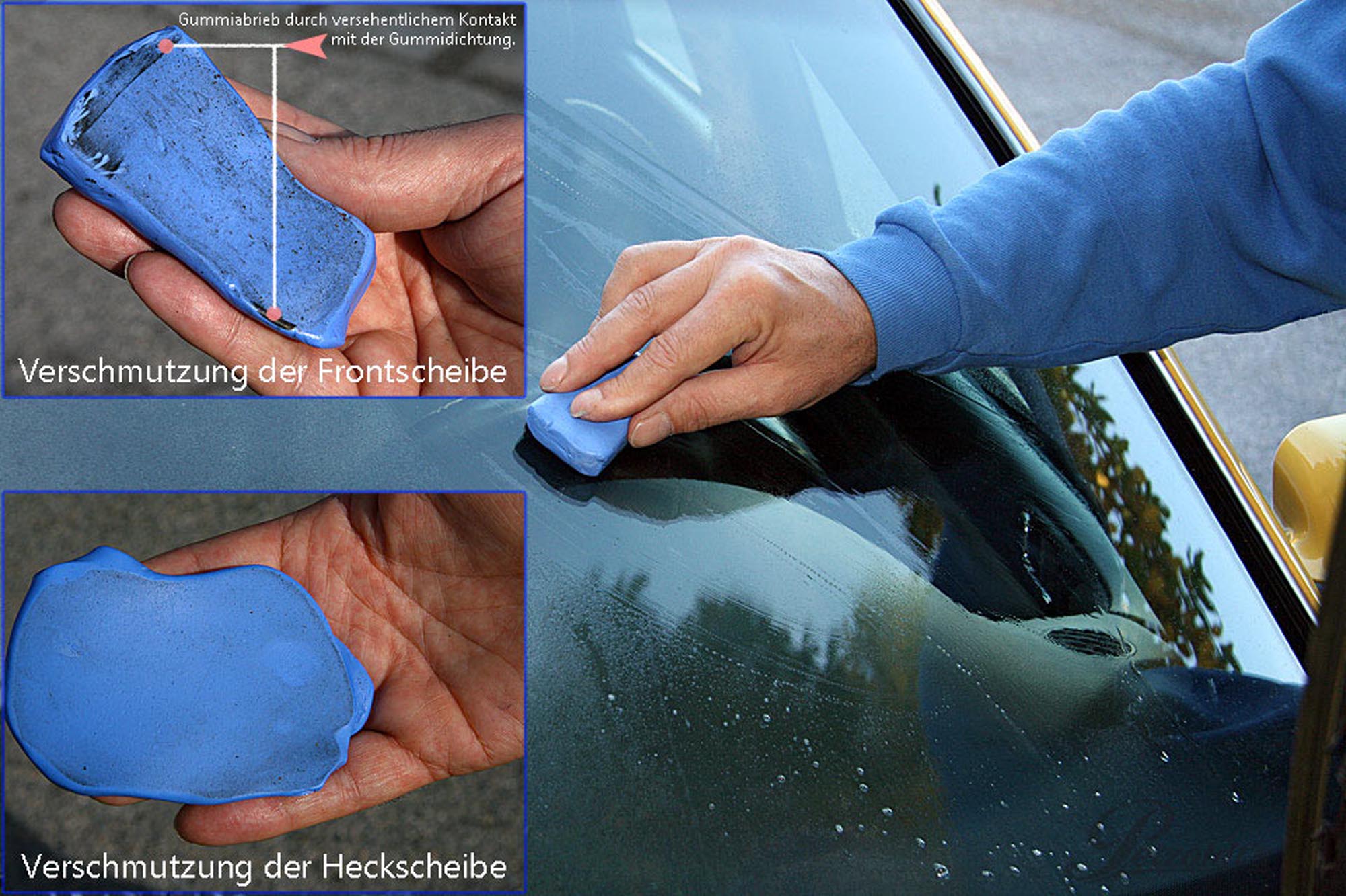 reinigungsknete windschutzscheibe glas reinigen