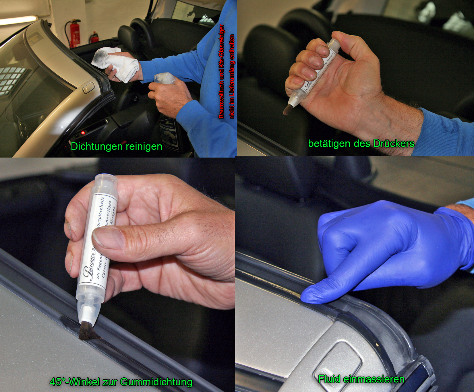 krytox gummidichtungen pinselstift petzoldts
