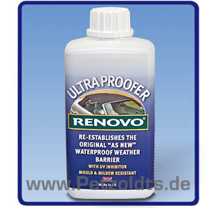 renovo ultra-proover stoffverdeck-impraegnierung